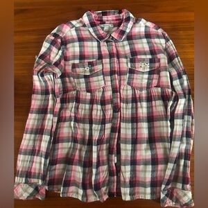 Girls Mayoral plaid shirt size 8